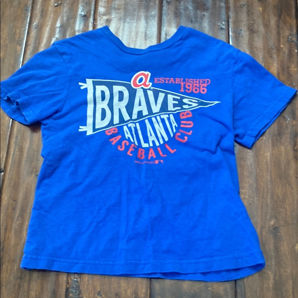 Blue Atlanta Braves Kids T-Shirt